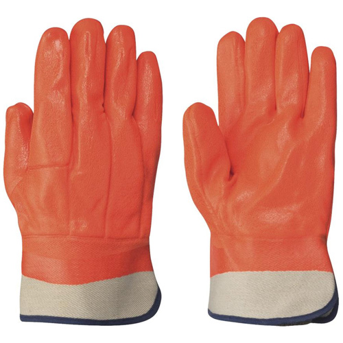 846 Lined Gloves, One Size, Foam PVC Coating, PVC Shell Superchem Industries