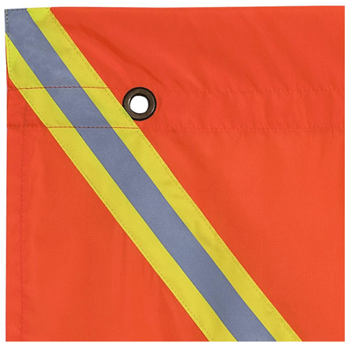 353 Drapeau avec bande r&eacute;fl&eacute;chissante, Polyester Superchem Industries