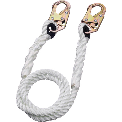 LAN-1222-6 Rope Restraint Lanyard, 1 Legs, 6', CSA Class A Superchem Industries