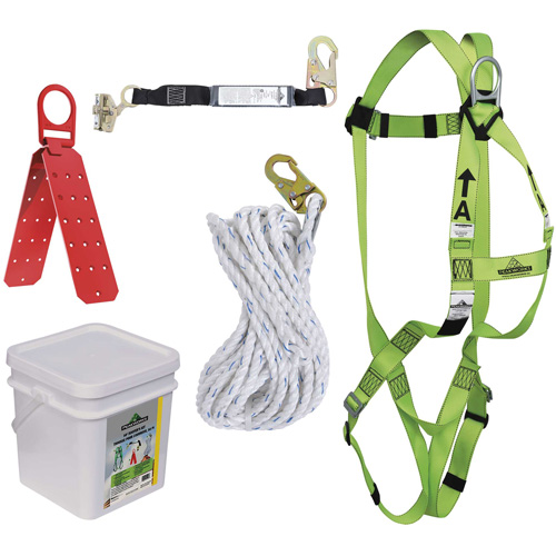 RK4-50 Compliance Fall Protection Kit, Roofer's Kit Superchem Industries