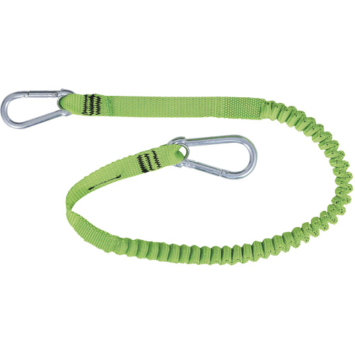 TT-9902 Slim Line Tool Tether Harness Lanyard, Fixed Length, Dual Carabiner Superchem Industries
