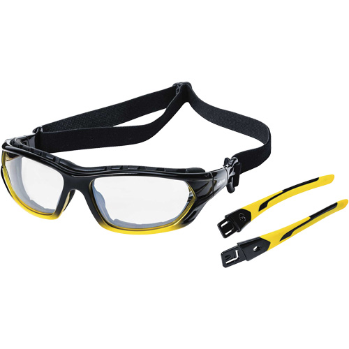 XPS530 Sealed Safety Glasses, Indoor/Outdoor Lens, Anti-Scratch, ANSI Z87+/Meets/Exceeds CSA Z94.3 Superchem Industries