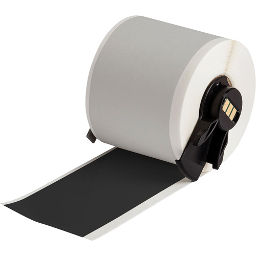 Ruban adh&eacute;sif permanent toutes saisons pour &eacute;tiquettes, Vinyle, Noir, Largeur de 2" Superchem Industries