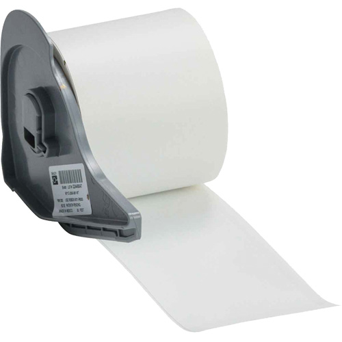 Repositionable Multi-Purpose Label Tape, Vinyl, White, 2" Width Superchem Industries