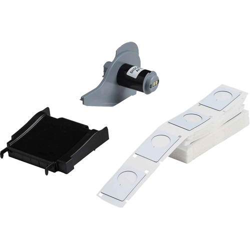 Raised Panel Labels, Polyester, 1.2" L x 1.9" H, Black Superchem Industries