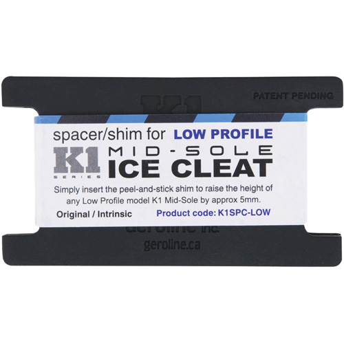 Cale mince pour crampons &agrave; glace pour la partie centrale K1 Superchem Industries