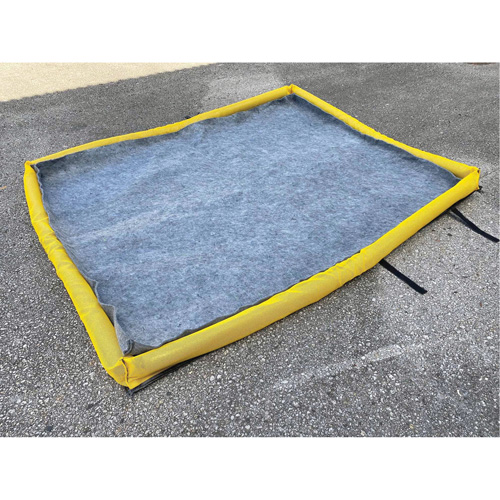 Petit tampon Ultra-Filter, Capacit&eacute; 0,8 gal. US, 2,5' la x 2' lo x 3" h, Paroi en mousse Superchem Industries