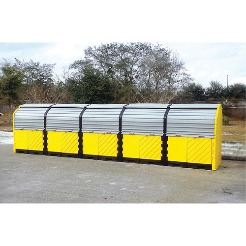P20 Plus Ultra-Hard Top Spill Pallets&reg; without Drain, 312" L x 79" W x 62" H, 9000 lbs. Load Capacity Superchem Industries