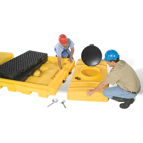 R&eacute;servoir dexpansion pour Ultra-Modular IBC Spill Pallets Superchem Industries