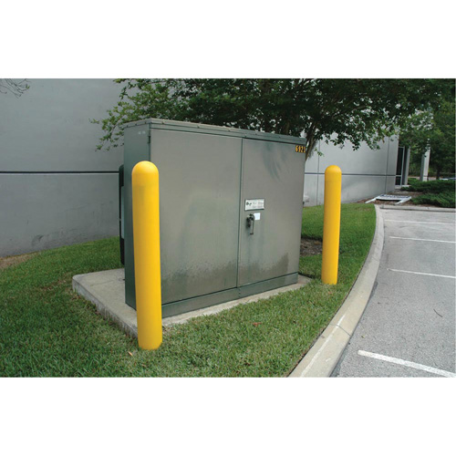Ultra-Post Protector&reg;, 6" Dia. x 52" L, Yellow Superchem Industries