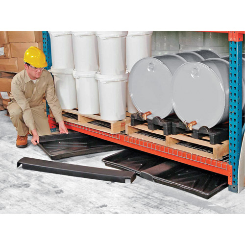 Ultra-Rack Containment Tray – plateau triple, 72" lo x 44" la x 2,8" h, Cap. de d&eacute;versement 24 gal. US Superchem Industries