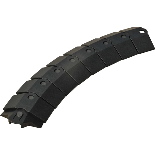 Small Ultra-Sidewinder Cable Protection System&reg; with Endcaps, 39.5" x 3" x 0.8", 2000 lbs. (1 tons) Superchem Industries