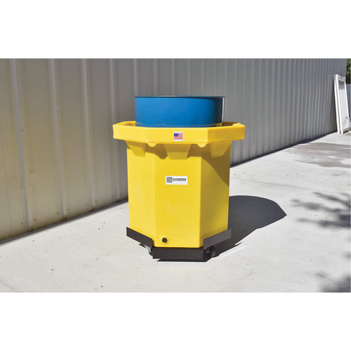 Flat-Bottom Ultra-Spill Collector&reg;, 66 US gal., Mobile Superchem Industries