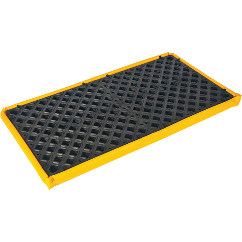 Ultra-Spill Deck flexible, 2 barils, Capacit&eacute; de d&eacute;versement 11 gal. US, 48" x 24" x 2,5" Superchem Industries