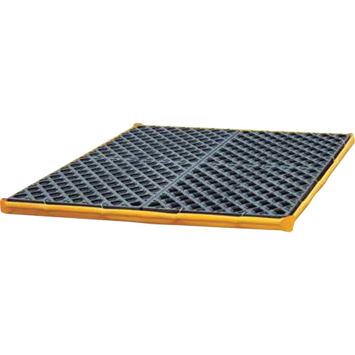 Ultra-Spill Deck flexible, 4 barils, Capacit&eacute; de d&eacute;versement 22 gal. US, 48" x 48" x 2,5" Superchem Industries