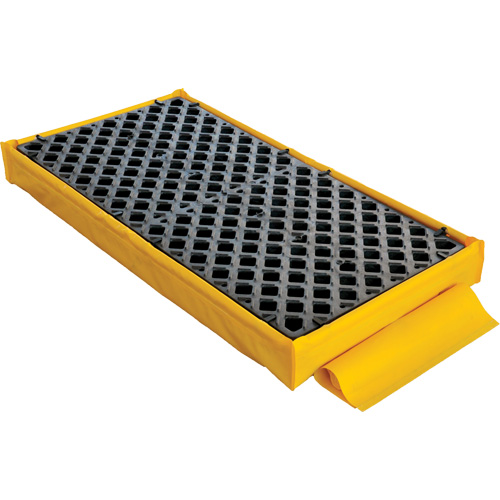 Ultra-Spill Deck flexible, &agrave; vessie, 2 barils, Capacit&eacute; de d&eacute;versement 88 gal. US, 48" x 27" x 5" Superchem Industries