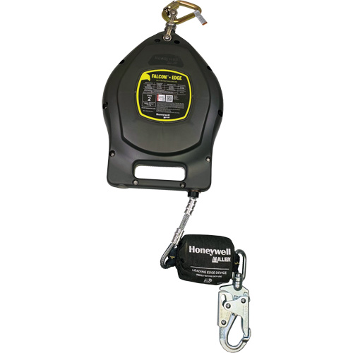 Falcon+ Edge Self-Retracting Lifeline, 50', Galvanized Steel, Swivel Superchem Industries