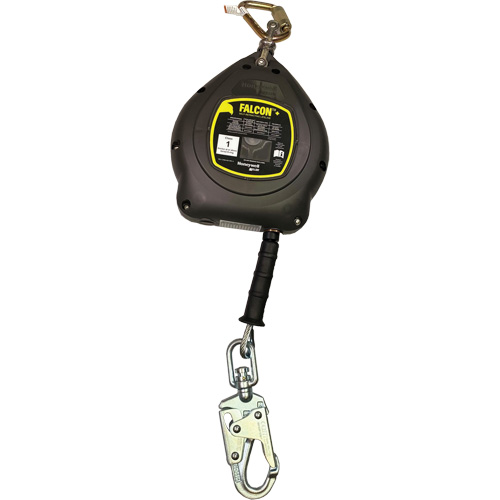 Falcon+ Self-Retracting Lifeline, 30', Galvanized Steel, Swivel Superchem Industries