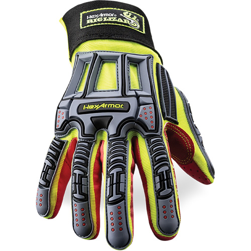 Gants r&eacute;sistants aux coupures Rig Lizard 2028X, 6/T-petit, Paume en Synth&eacute;tique/PEHP, Poignet &eacute;lastique/Boucle et crochet Superchem Industries