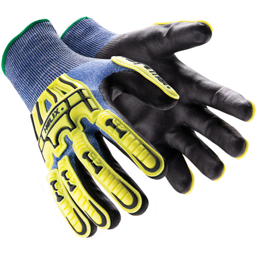 Helix&reg; 3016 Impact Gloves, 7/Small, HPPE Palm, Elastic/Knit Wrist Cuff Superchem Industries