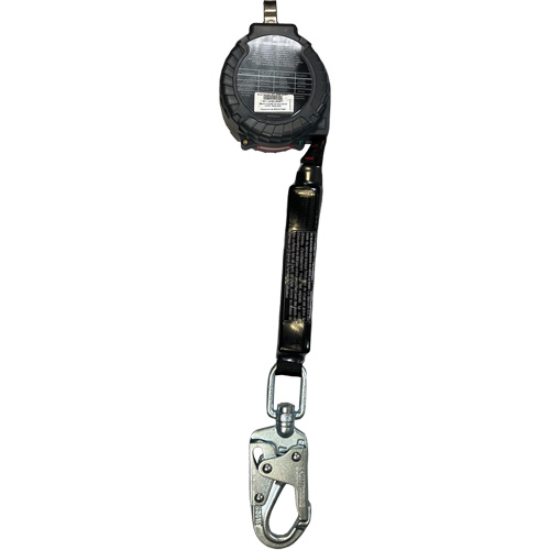 Miller TurboLite+ Scorpion Personal Fall Limiter, 9', Web, Swivel Superchem Industries