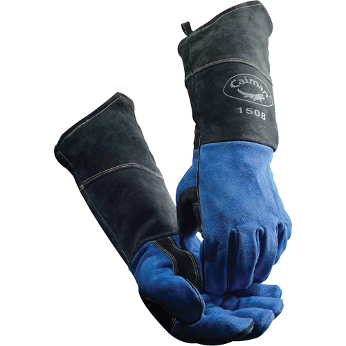 Caiman&reg; Welder's Gloves, Split Cowhide, Size Large Superchem Industries