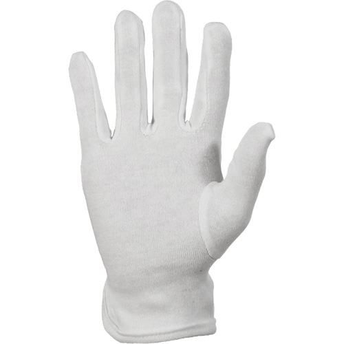 Classic Inspectors Parade Gloves, Cotton/Nylon, Unhemmed Cuff, 10/X-Large Superchem Industries