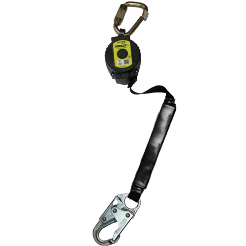 Miller TurboLite+ Scorpion Personal Fall Limiter, 9', Web, Stationary Superchem Industries