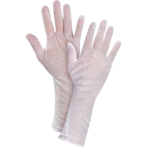 Gants d'inspection l&eacute;gers, Poly/coton, Poignet &agrave; ourlet, Hommes Superchem Industries
