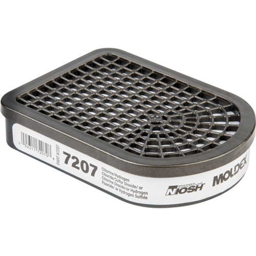 Cartouche pour respirateur semi-rectangulaire, Cartouche gaz/vapeur, Gaz acide Superchem Industries