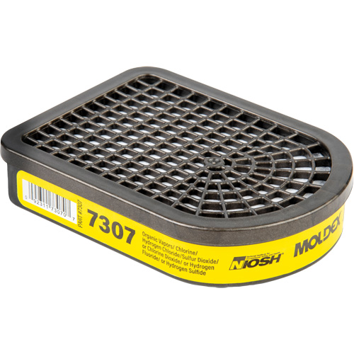 Cartouche pour respirateur semi-rectangulaire, Cartouche gaz/vapeur, Gaz acide/Vapeur organique Superchem Industries