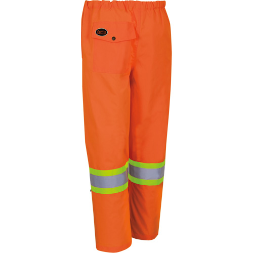 5586 450D Waterproof Safety Pants, Polyester/Polyurethane, 4X-Large, High Visibility Lime-Yellow Superchem Industries