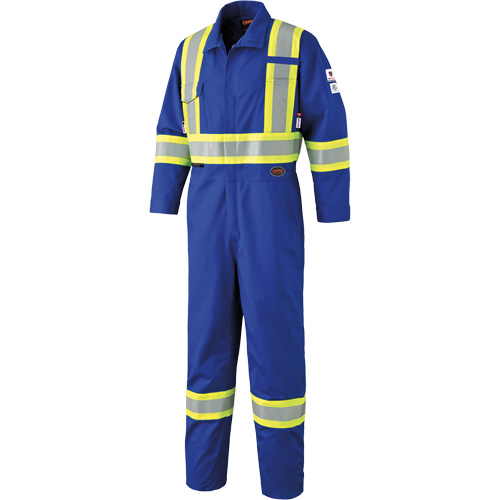 7704T Combinaison anti-arc &eacute;lectrique FR-Tech, Taille 40 (grand taille), Bleu royal, 10 cal/cm² Superchem Industries