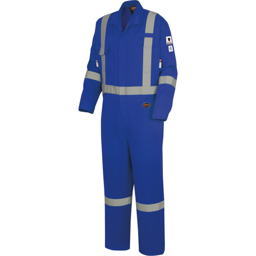 7709A Combines ignifuges et r&eacute;sistants aux arcs &eacute;lectriques &agrave; haute visibilit&eacute; The Rock FR-Tech, Taille 36, Bleu royal, 10 cal/cm² Superchem Industries