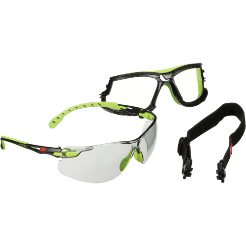 Lunettes de s&eacute;curit&eacute; de la s&eacute;rie Solus 1000, Lentille Gris, Antibu&eacute;e/Anti-&eacute;gratignures, ANSI Z87+/R&eacute;pond ou surpasse la norme CSA Z94.3 Superchem Industries