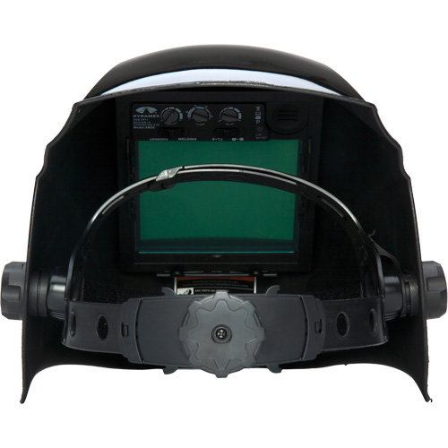 Casque de soudeur autonoircissant Leadhead, 3,8" lo x 3,4" la Champ de vision, Teinte 9 - 13, Noir Superchem Industries