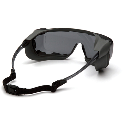 Lunettes &agrave; coques de s&eacute;curit&eacute; Cappture Plus, Lentille Gris, Antibu&eacute;e, Ventilation Ferm&eacute; Superchem Industries