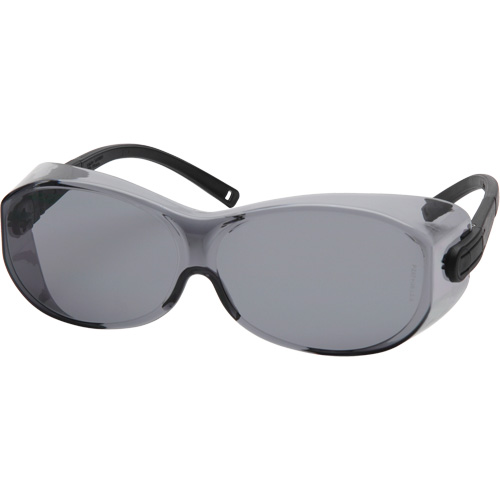 OTS&reg; XL Safety Glasses, Grey Lens, Anti-Scratch, ANSI Z87+/Meets/Exceeds CSA Z94.3 Superchem Industries