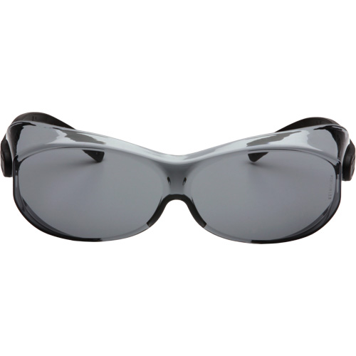 OTS&reg; XL Safety Glasses, Grey Lens, Anti-Scratch, ANSI Z87+/Meets/Exceeds CSA Z94.3 Superchem Industries