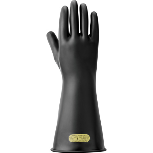 Electrical Insulating Gloves, ASTM Class 00, Size 7, 14" L Superchem Industries
