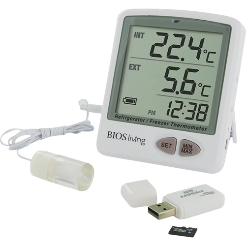 Living Vaccine Data Logger, - 50 °C to +70 °C (- 58 °F to +158 °F) Superchem Industries