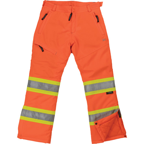 Womens Insulated Flex Safety Pant, Polyester, Large, High Visibility Orange Superchem Industries