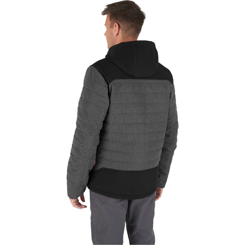 M12 Heated Quietshell Jacket with Battery, Men's, Small, Grey Superchem Industries