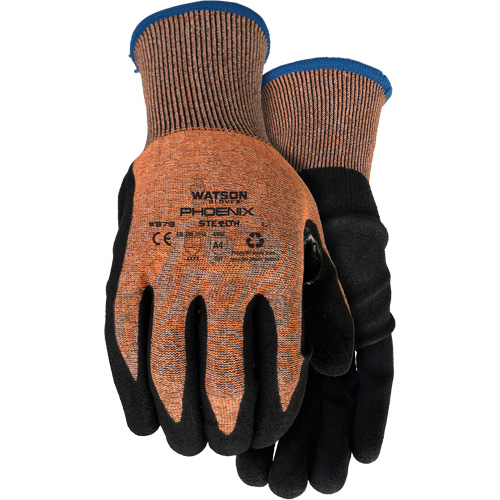 Gants r&eacute;sistants &agrave; la coupe Stealth Phoenix, Taille T-petit, Calibre 18, Rev&ecirc;tement Nitrile, Enveloppe en PEHP/Polyester, ASTM ANSI niveau A4 Superchem Industries