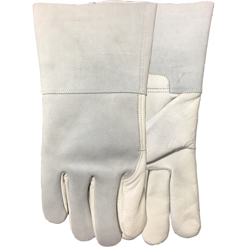Gants d'ajusteur Fabulous Fabricator 2757E, Petit, Paume en Cuir fleur de vache, Doublure en Molleton de coton Superchem Industries