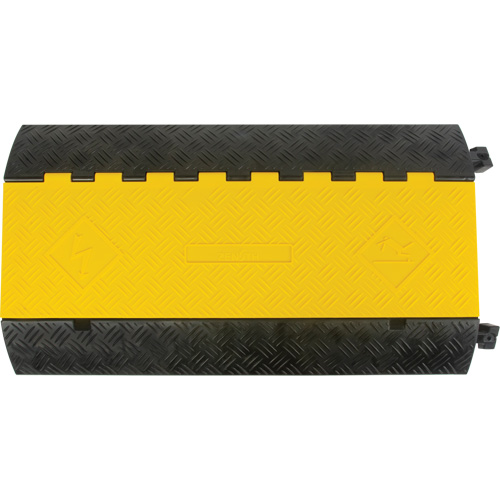 Protecteur de c&acirc;bles en polyur&eacute;thane, 3 canaux, 35,43" lo x 19,69" la x 3" h Superchem Industries
