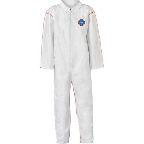 SFR Coveralls with Collar, Medium, White, Tyvek&reg; 400 Superchem Industries