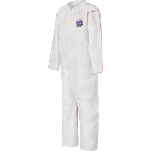 SFR Coveralls with Collar, Medium, White, Tyvek&reg; 400 Superchem Industries