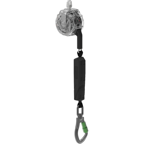 C&acirc;ble de limiteur de chute personnel ALTAKS V-TEC, 10', Acier galvanis&eacute;, Pivotant Superchem Industries