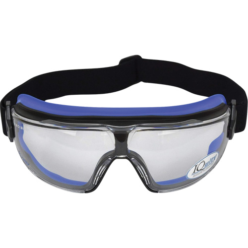 LPX IQuity Safety Goggles, Clear Lens, Anti-Fog/Anti-Scratch Superchem Industries